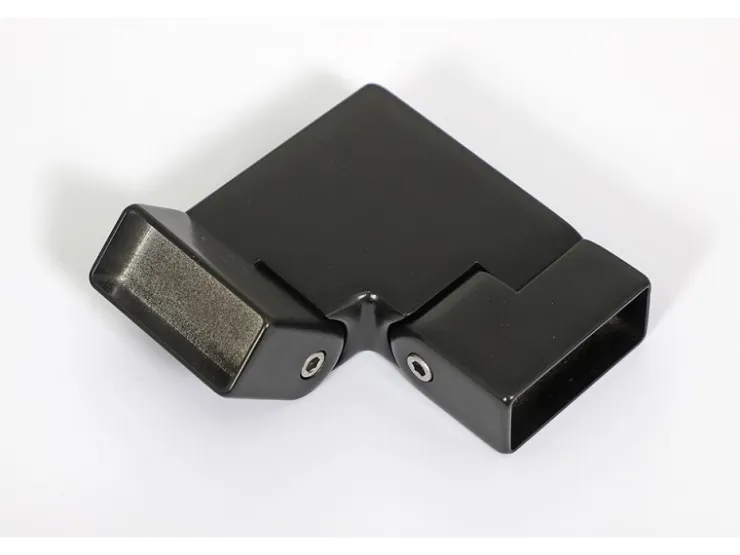 Dieda Handläufe^2 Gelenk 0-45° mit Winkel 90° Schwarz