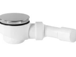 Abläufe* Ablaufgarnitur für Duschwanne Ø 44,8 mm (G 1 1/2) Weiß