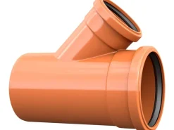 Kg-Rohre^Abzweig DN200/160 - 45 Grad