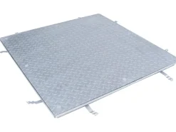 ACO Drainage|Grundmauerschutz^Schachtabdeckung FI 2.0 Solid A15 Stahl verzinkt 400 mm x 600 mm