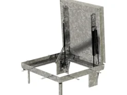 Lichtschächte|Grundmauerschutz*ACO Schachtabdeckung FI 2.0 Servokat Assist B125 Stahl verzinkt 600 mm x 600 mm