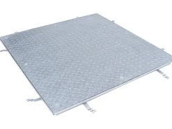 ACO Lichtschächte|Grundmauerschutz^Schachtabdeckung FI 2.0 Solid B125 Stahl verzinkt 1000 mm x 1000 mm