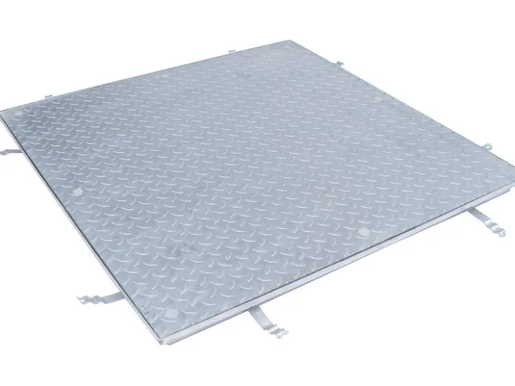ACO Lichtschächte|Grundmauerschutz^Schachtabdeckung FI 2.0 Solid B125 Stahl verzinkt 600 mm x 600 mm