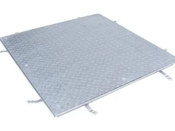 Grundmauerschutz*ACO Schachtabdeckung FI 2.0 Solid A15 Stahl verzinkt 800 mm x 1000 mm