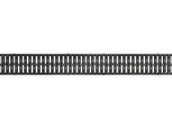 Entwässerungsrinnen*ACO Self Hexaline 2.0 Kunststoff-Stegrost mit Microgrip Schwarz 100 cm