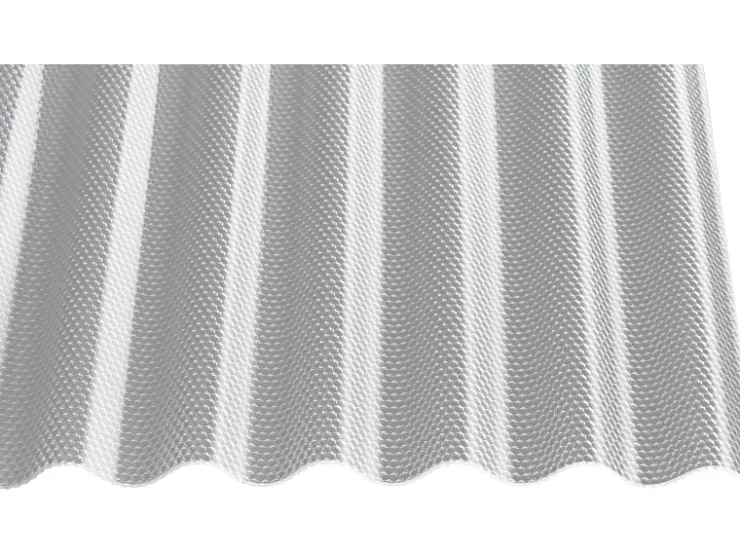 Bedachungen*Gutta Acryl-Profilplatte Sinus 76/18 200 cm x 104,5 cm Transparent