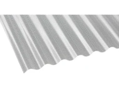 Bedachungen*Gutta Acryl-Profilplatte Sinus 76/18 200 cm x 104,5 cm Transparent