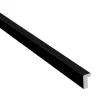 Akustikpaneele|Zubehör Für Paneele* Akustik Einfassprofil Foliert 1,4 cm x 2,4 cm x 250 cm Schwarz Matt