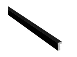 Akustikpaneele|Zubehör Für Paneele* Akustik Einfassprofil Foliert 1,4 cm x 2,4 cm x 250 cm Schwarz Matt