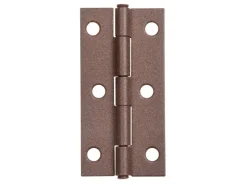 Terrassentüren^Alberts Duravis Scharnier Schmal Duplexbeschichtet 80 x 40 x 125 mm Rostbraun