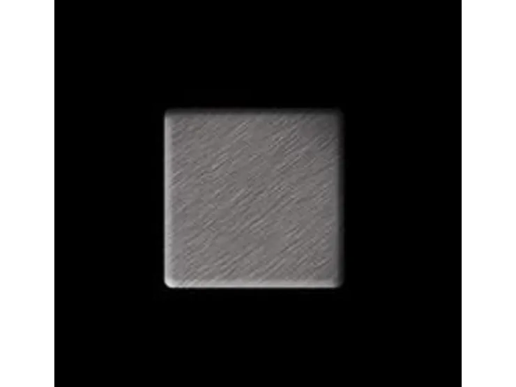 Mosaikfliesen^ALLOY Mosaik Fliese Massiv Metall Edelstahl Gebürstet Grau 1,6mm Stark Attica-s-s-b 1 Paket mit 10 Matten 0,85 m2 Grau