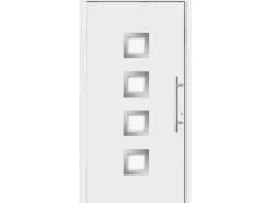 Splendoor Moderno Haustüren^Aluminium-Haustür Moderno M430/B 110 x 210 cm Anschlag Rechts Weiß