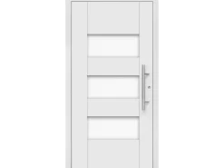 Splendoor Moderno Haustüren^Aluminium-Haustür Moderno M500/B 110 cm x 210 cm Anschlag Rechts Weiß