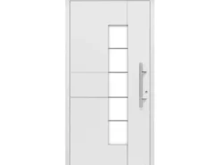Splendoor Moderno Haustüren^Aluminium-Haustür Moderno M360/P 110 x 210 cm Anschlag Rechts Weiß