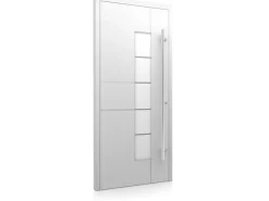 Splendoor Moderno Haustüren^Aluminium-Haustür Moderno M360/P 110 x 210 cm Anschlag Rechts Weiß