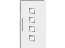 Splendoor Moderno Haustüren^Aluminium-Haustür Moderno M430/B 110 x 210 cm Anschlag Links Weiß