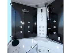 Badlüfter*AcquaVapore AquaVapore Dampfdusche Whirlpool Dusche Duschkabine K70-SW-EH 150x150cm