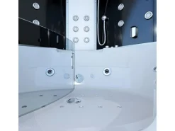 Badlüfter*AcquaVapore AquaVapore Dampfdusche Whirlpool Dusche Duschkabine K70-SW-EH 150x150cm