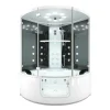 AcquaVapore Badlüfter^AquaVapore Dampfdusche Whirlpool Dusche Duschkabine K60-SW-EH 140x140cm