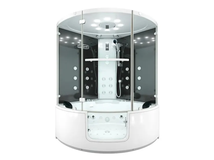 AcquaVapore Badlüfter^AquaVapore Dampfdusche Whirlpool Dusche Duschkabine K60-SW-EH 140x140cm