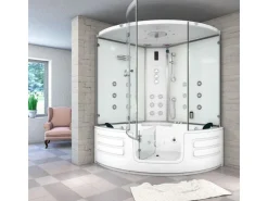AcquaVapore Badlüfter^AquaVapore Dampfdusche Whirlpool Dusche Duschkabine K70-WS-TH-EC-SC 150x150cm