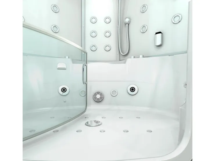 AcquaVapore Badlüfter^AquaVapore Dampfdusche Whirlpool Dusche Duschkabine K60-WS-TH-EC 140x140cm