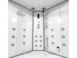 AcquaVapore Badlüfter^AquaVapore Dampfdusche Whirlpool Dusche Duschkabine K60-WS-TH-EC 140x140cm