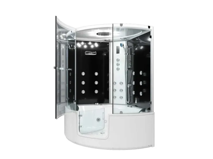 AcquaVapore Badlüfter^AquaVapore Dampfdusche Whirlpool Dusche Duschkabine K60-SW-TH-EC 140x140cm
