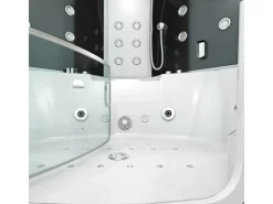 AcquaVapore Badlüfter^AquaVapore Dampfdusche Whirlpool Dusche Duschkabine K60-SW-TH-EC 140x140cm