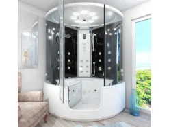 AcquaVapore Badlüfter^AquaVapore Dampfdusche Whirlpool Dusche Duschkabine K60-SW-TH-EC 140x140cm