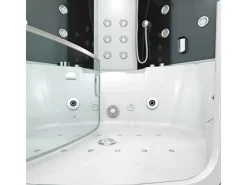 AcquaVapore Badlüfter^AquaVapore Dampfdusche Whirlpool Dusche Duschkabine K60-SW-TH-EC-SC 140x140cm