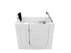 AcquaVapore Türdichtungen^AquaVapore Sitzwanne Whirlpool Badewanne mit Tür S08WP-TH-B-L 110x68cm
