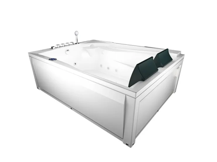 AcquaVapore Badlüfter^AquaVapore Whirlpool Pool Badewanne Wanne W12H-A 135x180cm mit Farblichtherapie