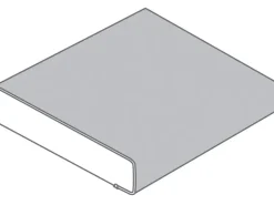 Arbeitsplatten^Arbeitsplatte Marmor Marquina Kaviar Grau 90 cm x 3,9 cm Meterware