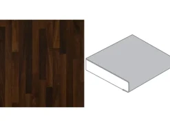 Arbeitsplatten^Arbeitsplatte Butcherblock 60 cm x 3,9 cm Meterware Noce