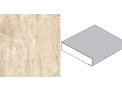 Arbeitsplatten* Arbeitsplatte Travertin 60 cm x 3,9 cm Meterware Beige