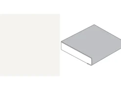 Arbeitsplatten^Arbeitsplatte 90 cm x 2,9 cm Meterware Uni Weiß
