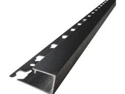Fliesenzubehör*Arcansas Quadrat Profil Alu pulv. 1,2 x 2,7 x 250 cm Dunkelgrau