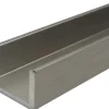 Regalbau*Arcansas U-Profil Aluminium 25 mm x 25 mm x 1.000 mm