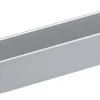 Arcansas Regalbau^U-Profil Aluminium 21 mm x 21 mm x 1.000 mm Silber