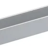 Regalbau*Arcansas U-Profil Aluminium 25 mm x 25 mm x 1.000 mm Silber