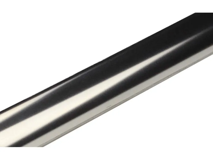 Sockel-Fliesen*Arcansas Viertelkreis Edelstahl Poliert 0,8 x 3,2 x 250 cm