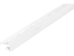 Arcansas Sockel-Fliesen^Viertelkreis PVC Weiß 1,2 x 2,1 x 250 cm