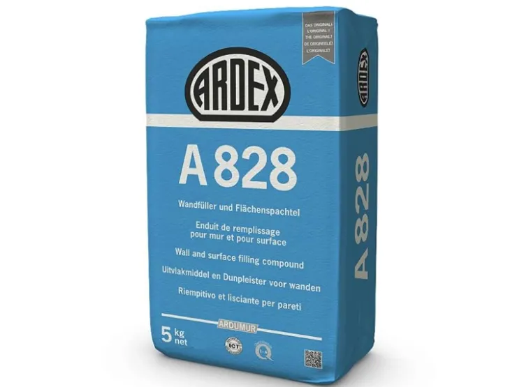 Ardex Mörtel|Ausgleichsmassen^Wandfüller A 828 auf Gips-Kunststoff-Basis 5 kg