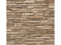 AS-Creation Steine^A.S. Création Tapete Stein-Optik Braun und Beige 53 cm x 10,05 m AS-958332