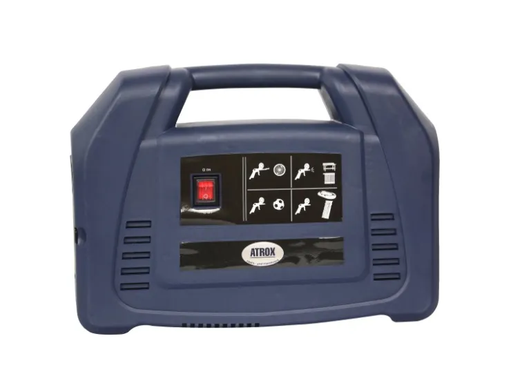 Atrox Kompressoren^Mini-Kompressor Tragbar inkl. Zubehörset 9-tlg.