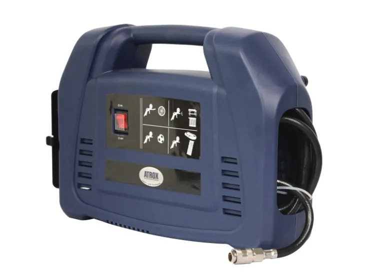 Atrox Kompressoren^Mini-Kompressor Tragbar inkl. Zubehörset 9-tlg.