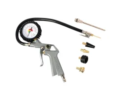 Atrox Kompressoren^Mini-Kompressor Tragbar inkl. Zubehörset 9-tlg.