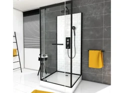 Abläufe^Aurlane Komplettdusche Metro 80 80 cm x 80 cm x 230 cm