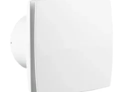 Rohrventilatoren|Badlüfter* Badventilator System Ø 100 Weiss Hochglanz mit Feuchtigkeitssensor Nachlaufzeit